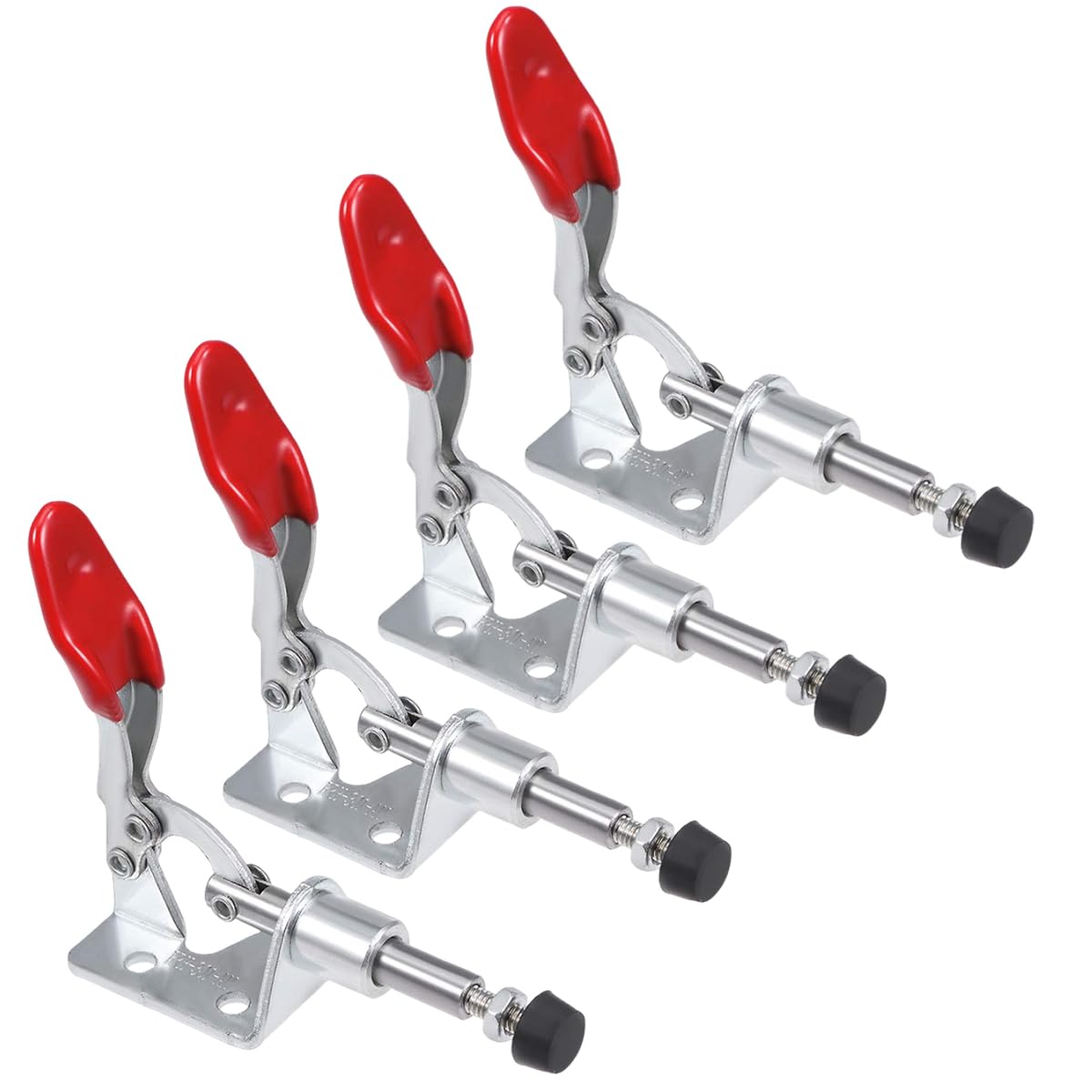 Serplex 4Pcs Toggle Clamps Push-Pull Toggle Clamps Galvanized Iron Straight Line Toggle Clamps with 100lbs Holding Capacity Quick Release Push Pull Clamp for Woodworking Jigs and Fixtures Serplex 4Pcs Toggle Clamps Push-Pull Toggle Clamps Galvanized Iron Straight Line Toggle Clamps with 100lbs Holding Capacity Quick Release Push Pull Clamp for Woodworking Jigs and Fixtures